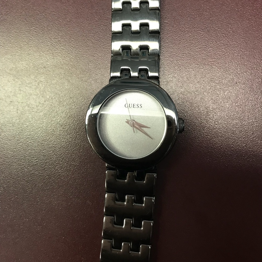 Guess dark grey watch